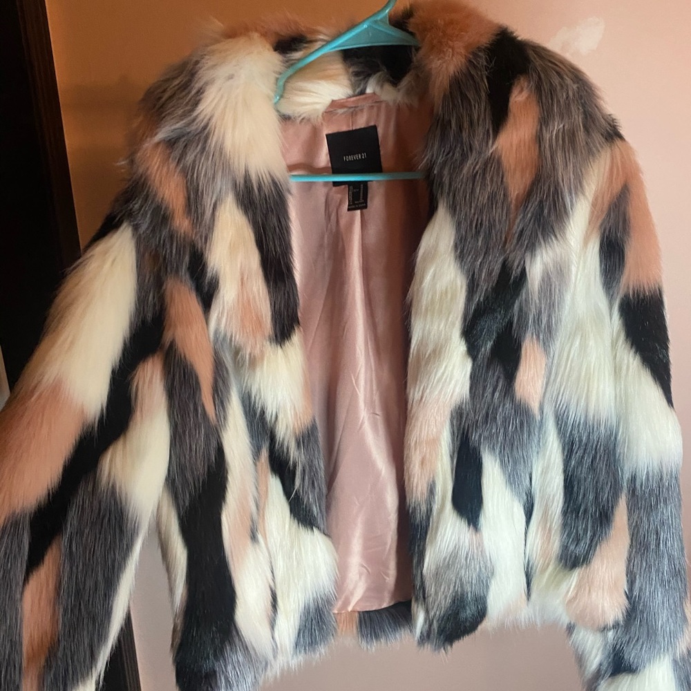 Forever 21 fluffy jacket
